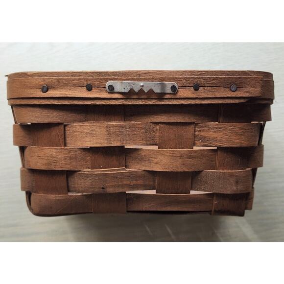 LONGABERGER WALL HANGING BASKET-Vintage-Small-5x7-Dated 1985 - Picture 2 of 11